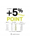 【ROPE’PICNIC】+5% POINT UP CAMPAIGN！！
